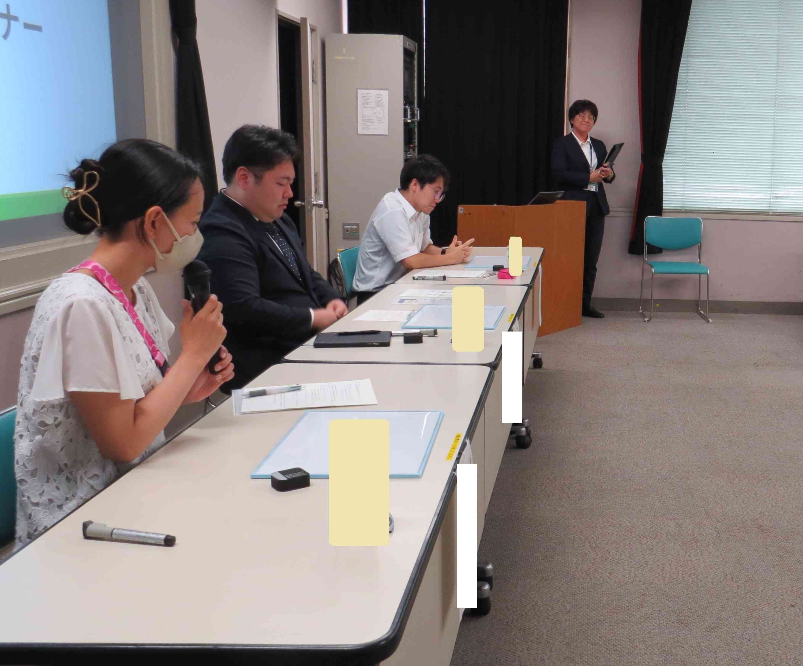 質問への回答の様子１